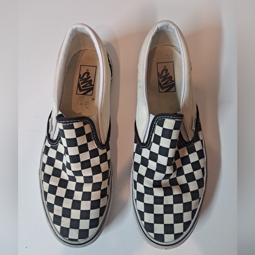 Vans Classic Checkerboard Slip-On Sneakers